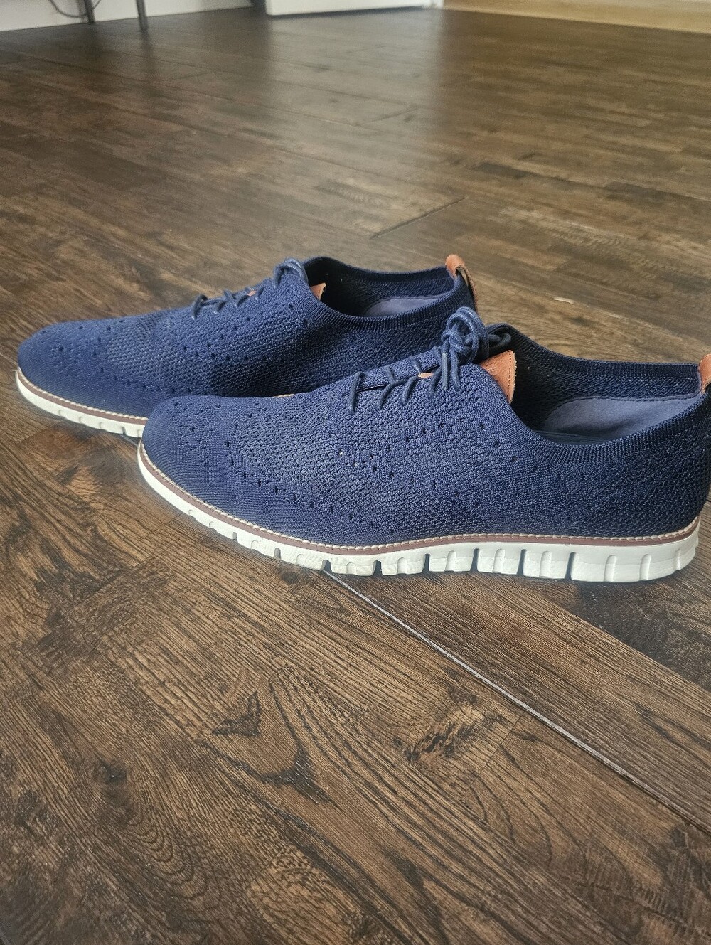 COLE HAAN MENS SIZE 13 ZERO GRAND NAVY SHOES